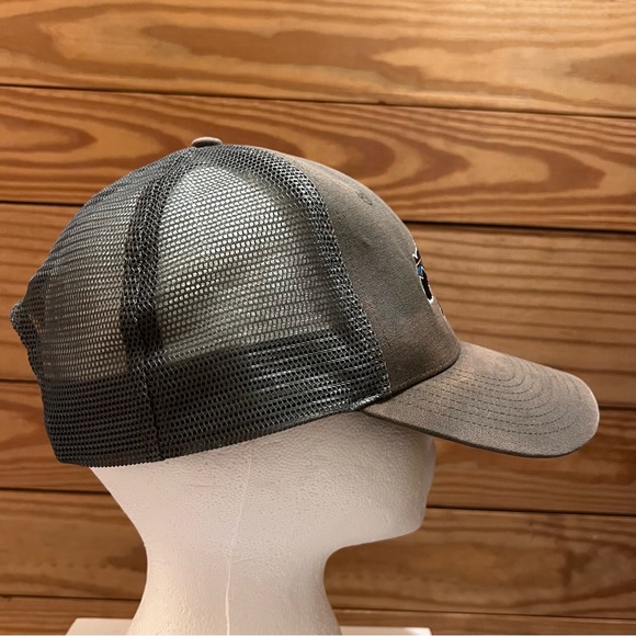 Patagonia Fitz Roy Bear Snapback Mesh Trucker Hat Cap Logo Adjustable Mesh - Picture 2 of 8